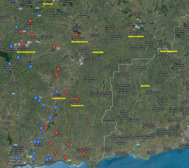 Ly khai đang tìm cách chiếm toàn bộ hai đường cao tốc từ Donetsk đến Burgas và đến Novoazovsk.