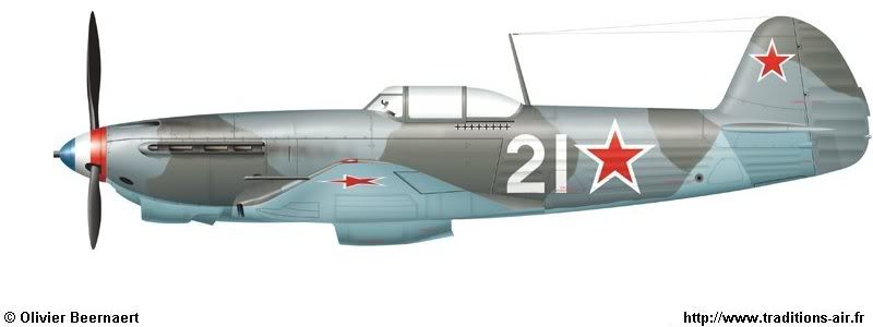 Máy bay tiêm kích Yak-3 của phi công Ace Risso,  anh đã hạ 8 máy bay địch trên chiếc tiêm kích này  