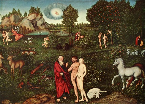Adam and Eve in the Garden of Eden
Lucas Cranach, 1530