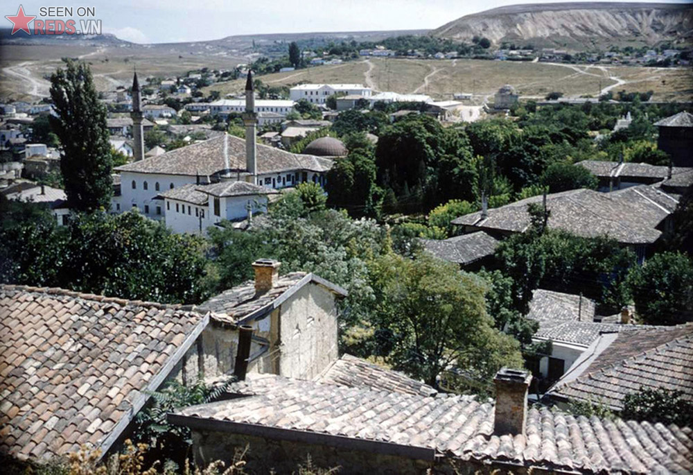 Thị trấn Khanate Bakhchisarai, thủ phủ xa xưa của Crimea khi người Hồi giáo Tartar còn thống trị khu vực này.