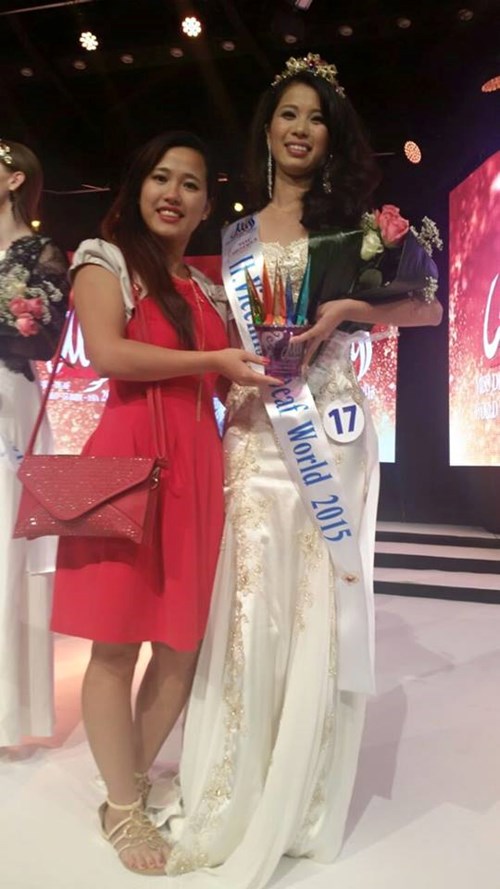 Đây là lần đầu tiên Việt Nam có đại diện tham dự và giành giải trong cuộc thi Hoa hậu khiếm thính toàn cầu 