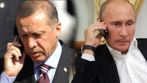 Tổng thống Thổ Nhĩ Kỳ Erdogan và Tổng thống Nga Putin. Ảnh: intizar.web.tr