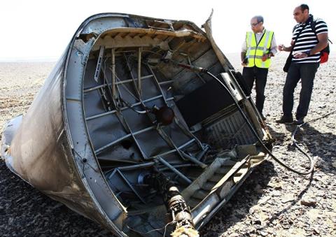 Máy bay A321 Nga rơi trên bán đảo Sinai do khủng bố đánh bom