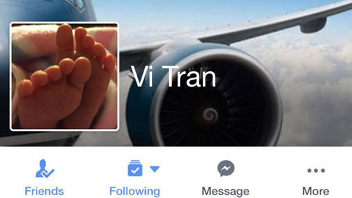 Trang Facebook của Vi Tran