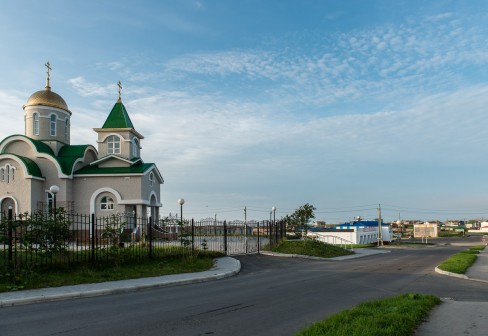 Một góc nhà thờ ở đảo Kuril