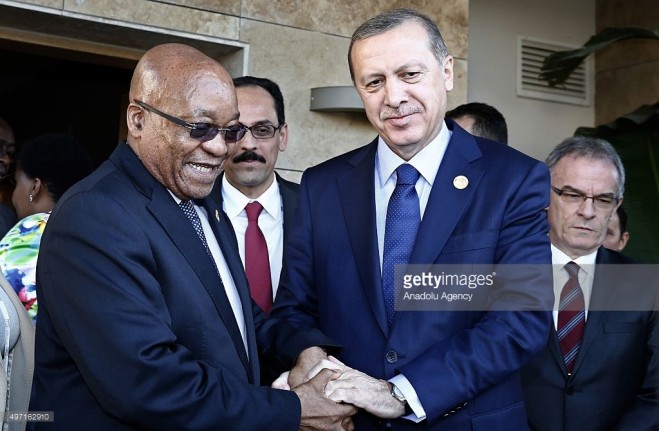Tổng thống Thổ Nhĩ Kỳ Recep Tayyip Erdogan và Tổng thống Senegal Macky Sall