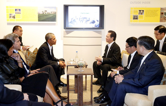 Cuộc hội kiến giữa hai nhà lãnh đạo kéo dài gần 40 phút được Tổng thống Obama đánh giá là rất thành công