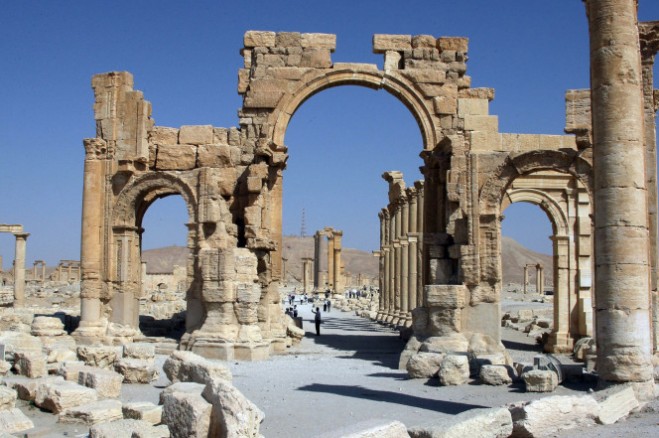 Những di tích La Mã của Palmyra Ảnh: Getty Images
