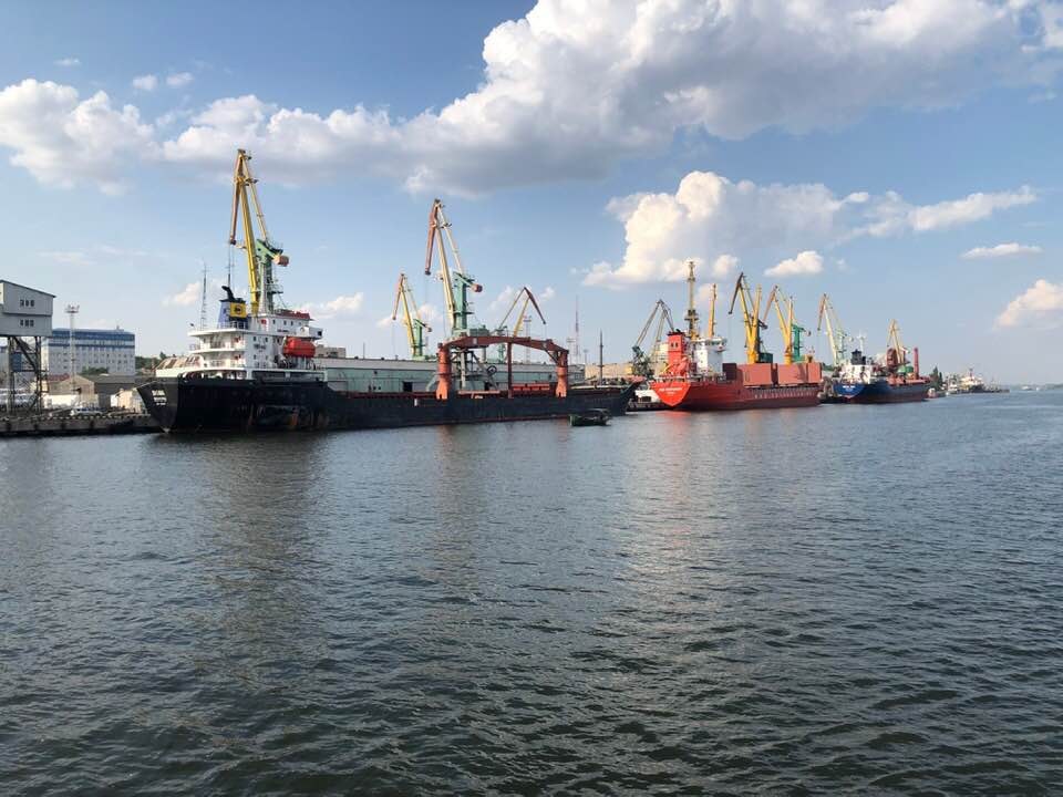 Một góc cảng Kherson